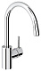 Смеситель для кухни GROHE Concetto с выдвижным высоким изливом, 32663001 — фото товара