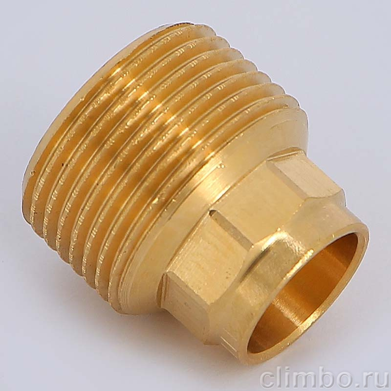 Муфта наружная резьба-пайка 15х3/4", VIEGA — фото товара