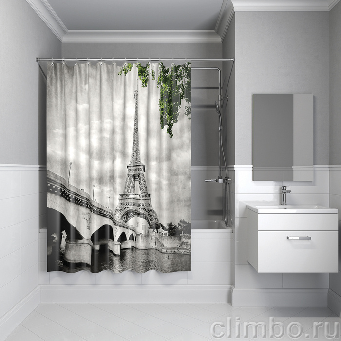 541P18Ri11 Штора для ванной комнаты, коллекция Basic — фото товара