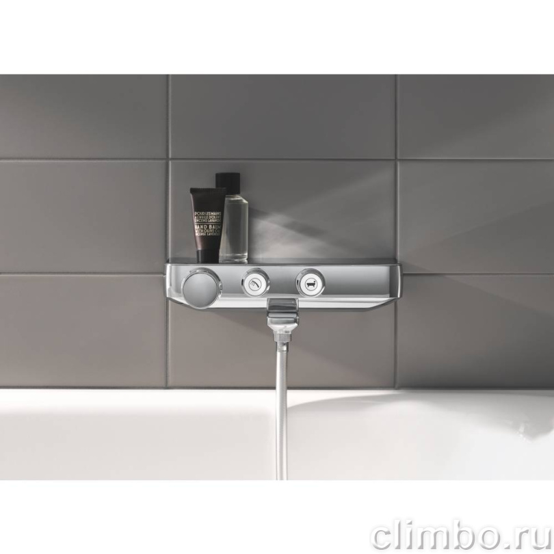 Термостатический смеситель для ванны GROHE GRT SmartControl, настенный монтаж (34718000) — фото товара