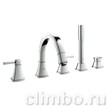 Смеситель для ванны GROHE Grandera с душевым гарнитуром, 19919000 — фото товара