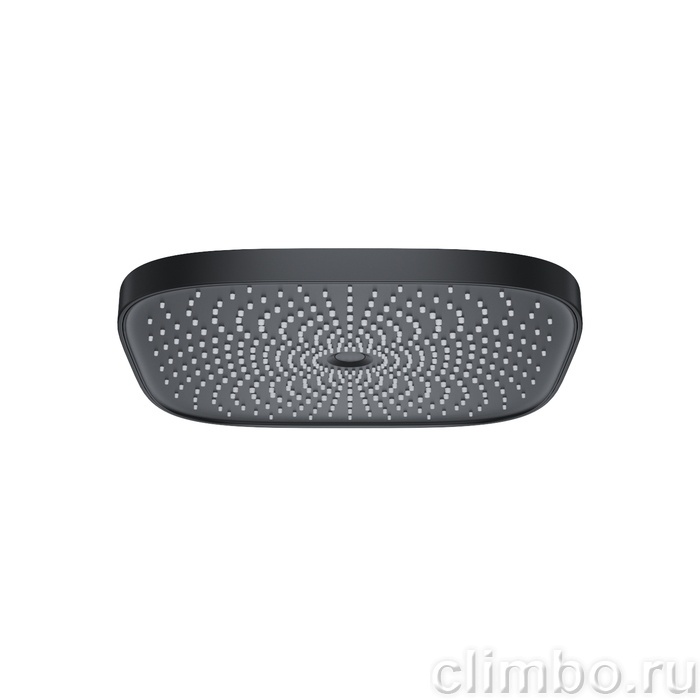 Душевая насадка верхняя квадратная, черная, SpaHome, IDDIS — фото товара