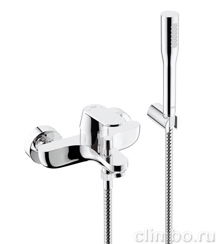 Смеситель для ванны GROHE Eurosmart Cosmopolitan с душевым гарнитуром, 32832000 — фото товара