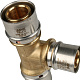 STOUT Тройник переходной 32х26х32 для металлопластиковых труб прессовой (SFP-0005-322632) — фото товара