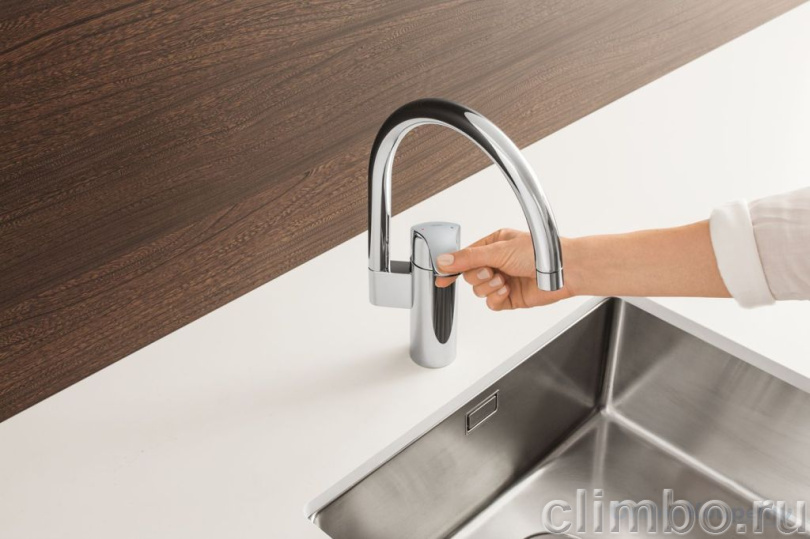 Смеситель для кухни GROHE Eurosmart с высоким изливом, 33202002 — фото товара