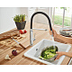 Смеситель для кухни GROHE Concetto с профессиональной лейкой, хром/черный (31491000) — фото товара