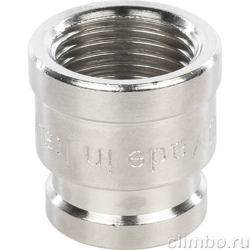STOUT Муфта ВВ переходная никелированная 1/2X3/8 — фото товара