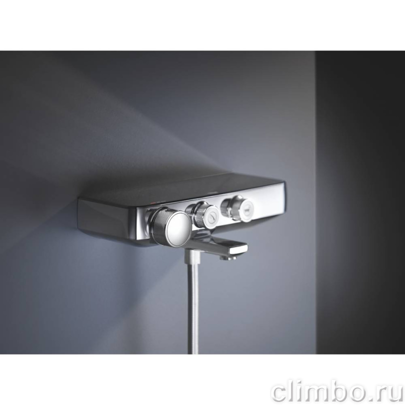 Термостатический смеситель для ванны GROHE GRT SmartControl, настенный монтаж (34718000) — фото товара