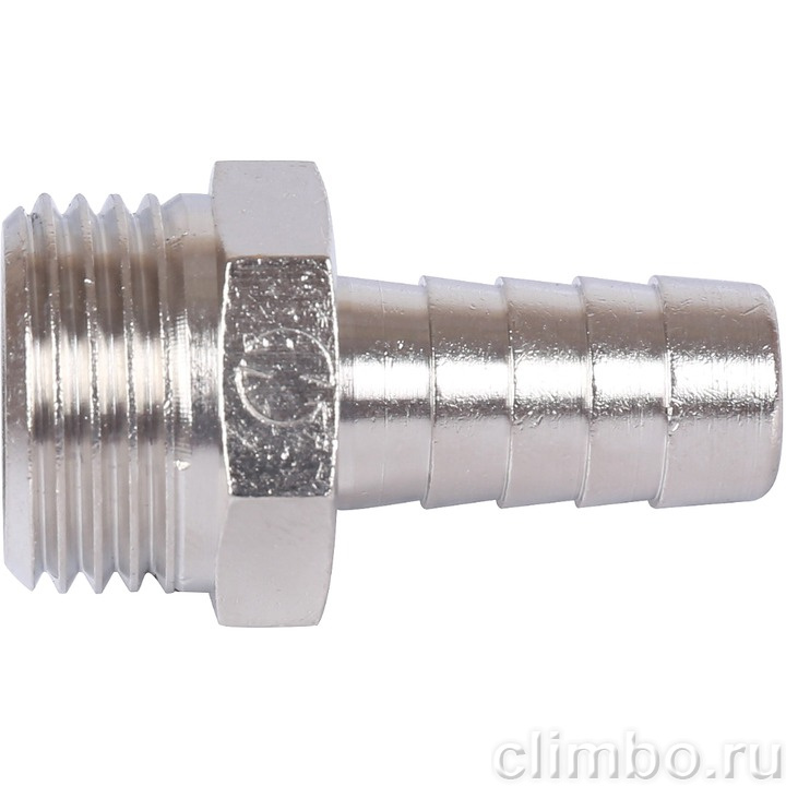 STOUT Штуцер НР никелированный 1/2"x12 — фото товара