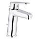 Смеситель для раковины GROHE Eurodisc Cosmopolitan с донным клапаном, уменьшенный, 23049002 — фото товара