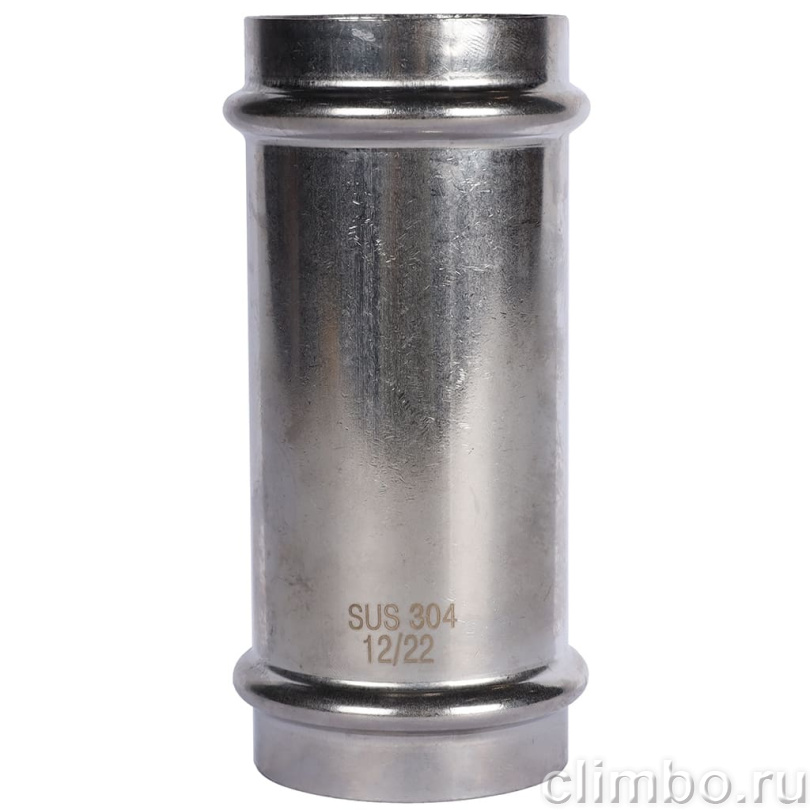 Муфта надвижная, 54, из нержавеющей стали прессовой — фото товара
