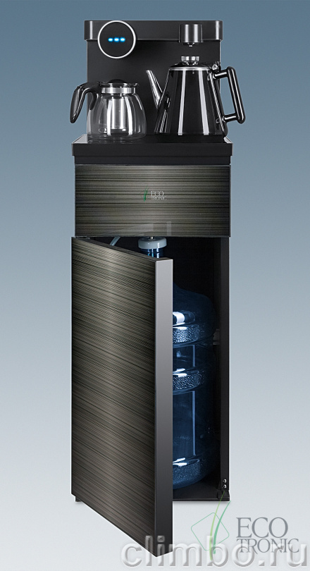 Кулер с чайным столиком Teabar Ecotronic TB12-LNR black — фото товара