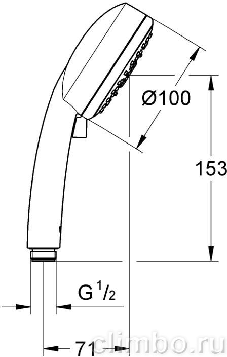 Ручной душ GROHE Tempesta Cosmopolitan 100 (4 режима), 27573001 — фото товара