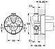 Смеситель для ванны GROHE Eurosmart Cosmopolitan (со встраиваемым механизмом), 33961000 — фото товара