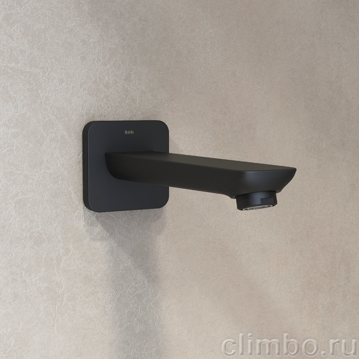 Излив скрытого монтажа, черный матовый, Slide, IDDIS, SLIBL00i63 — фото товара