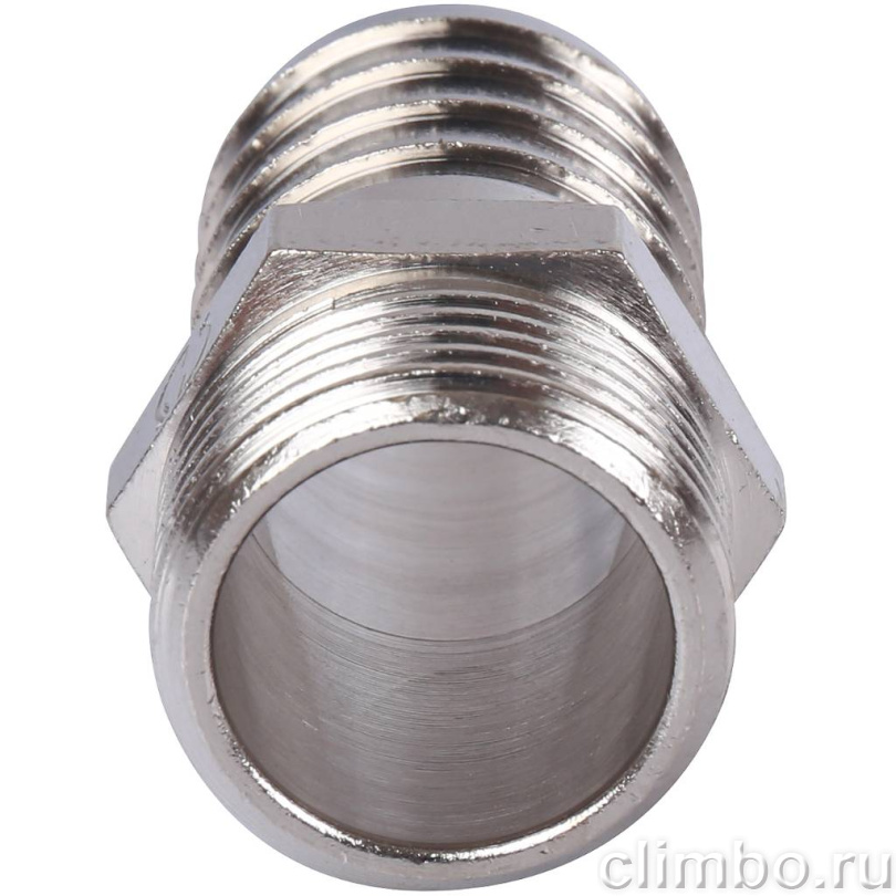 STOUT Штуцер НР никелированный 3/4"x25 — фото товара