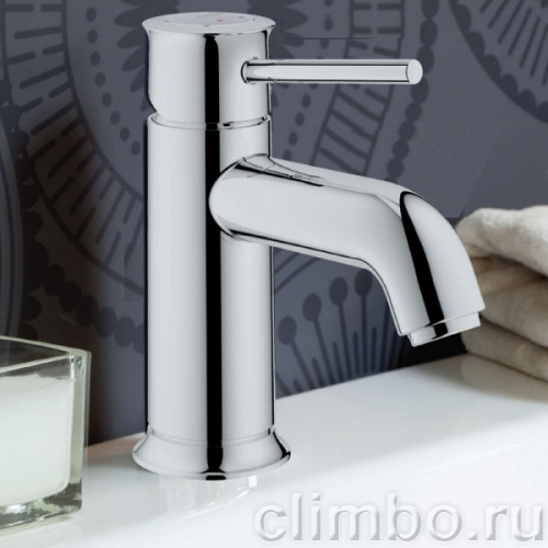 Смеситель для раковины GROHE BauClassic с донным клапаном, 23161000 — фото товара
