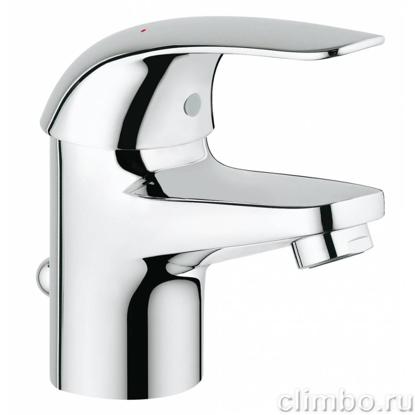 Смеситель для раковины GROHE Euroeco с донным клапаном, хром (23262000) — фото товара