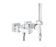 Смеситель для ванны GROHE Eurocube с душевым гарнитуром, 23141000 — фото товара
