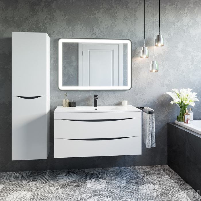 CLO10W1i95K Тумба 100 см с умывальником, Cloud — фото товара