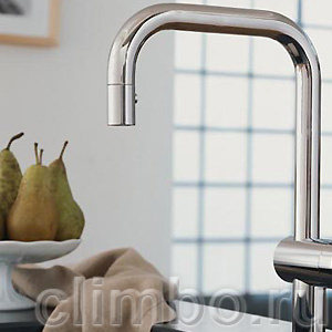 Смеситель для кухни GROHE Eurodisc Cosmopolitan с высоким изливом, 32259002 — фото товара
