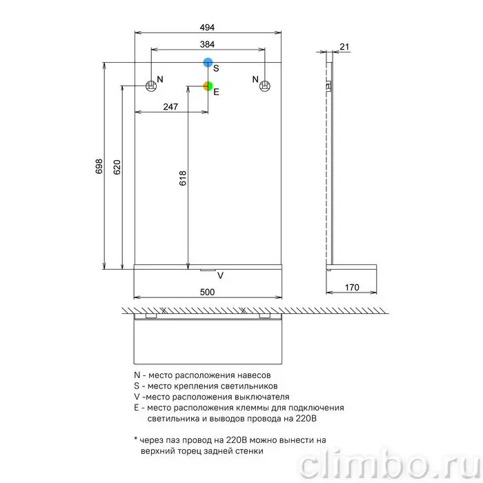 Напольная тумба с умывальником iddis new custo 50 см белая ncu50w0i95k