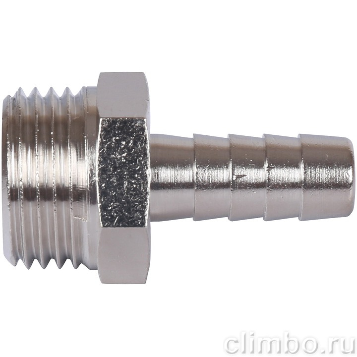 STOUT Штуцер НР никелированный 1/2"x10 — фото товара