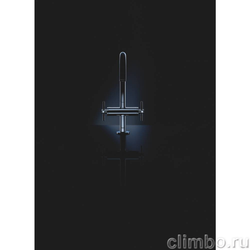 Смеситель двухвентильный Atrio New для раковины на 1 отверстие, хром (21019003) — фото товара