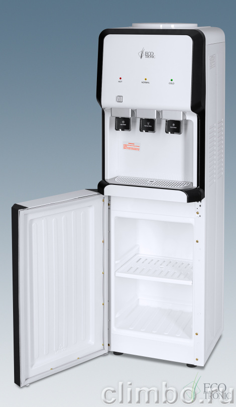 Кулер Ecotronic V33-LCE white-black со шкафчиком — фото товара