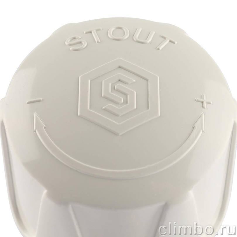 STOUT SVR Клапан ручной терморегулирующий, угловой 1/2" — фото товара