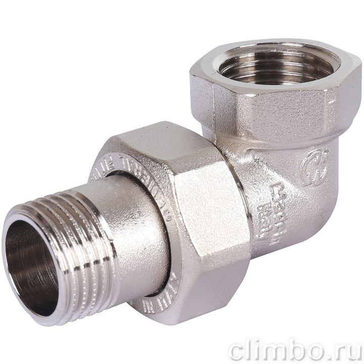 STOUT Угловая американка ВН, никель. 1/2" — фото товара