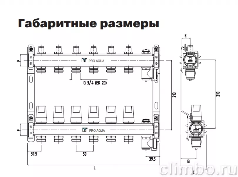 Pro aqua коллектор теплого пола