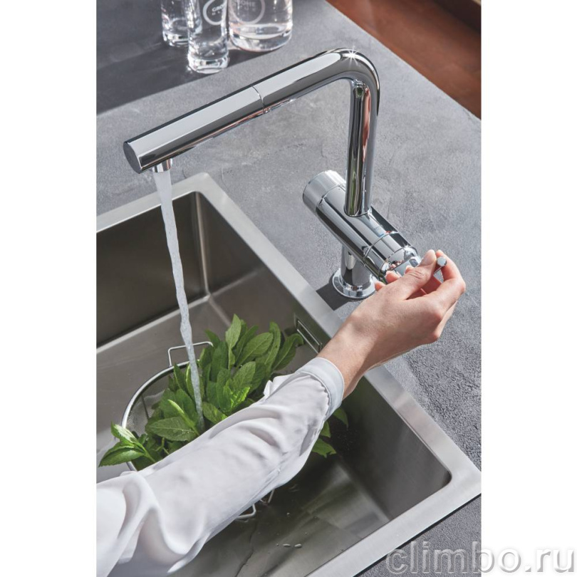 Смеситель для кухни GROHE Blue Pure Minta, хром (31721000) — фото товара