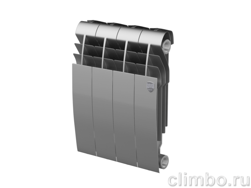 Радиатор Royal Thermo BiLiner 350 /Silver Satin - 4 секц. — фото товара