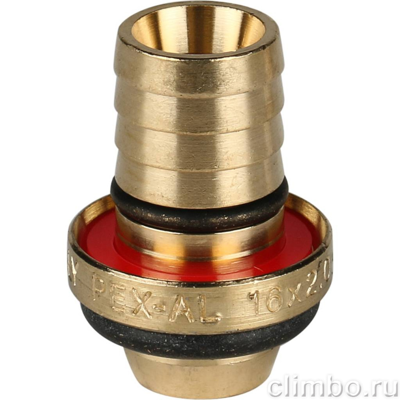 STOUT Угольник 90  16х16 для металлопластиковых труб винтовой — фото товара