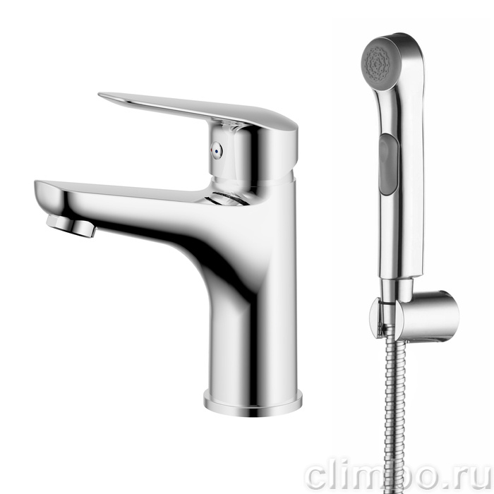 Смеситель для умывальника с гигиеническим душем, Torr, IDDIS, TORSB00i08 — фото товара