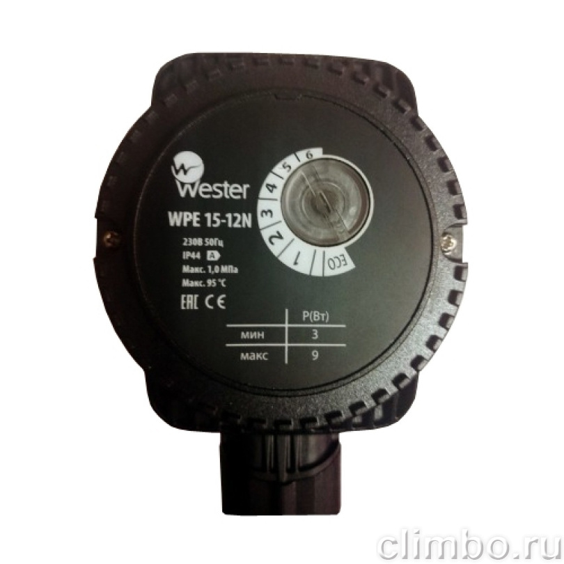 Насос циркуляционный Wester WPE 15-12N — фото товара