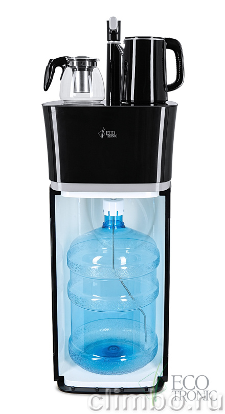 Кулер с чайным столиком Тиабар Ecotronic TB11-LE black — фото товара