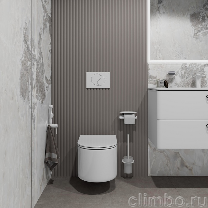 Клавиша смыва, универсальная, белая, Unifix, 002, IDDIS — фото товара