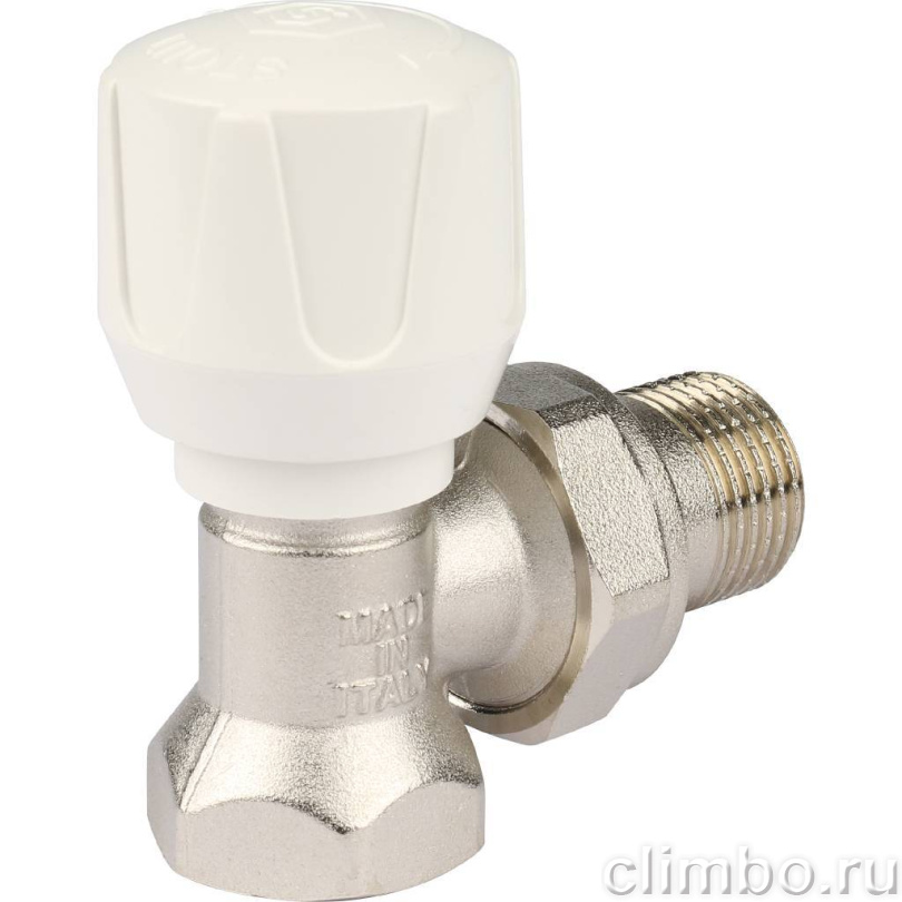 STOUT SVR Клапан ручной терморегулирующий, угловой 1/2" — фото товара