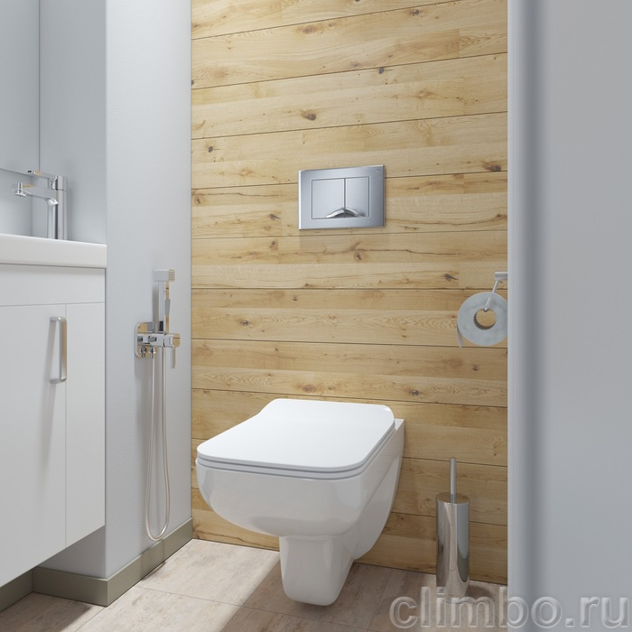 Клавиша смыва, универсальная, хром, Unifix, 005, IDDIS — фото товара