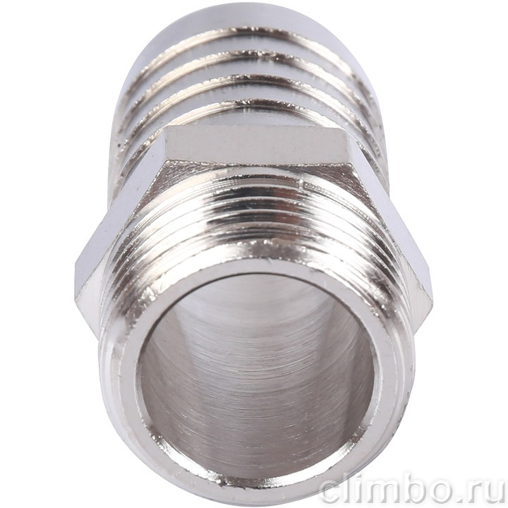 STOUT Штуцер НР никелированный 1/2"x20 — фото товара