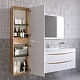Пенал подвесной, 40 см, белый/золотистый дуб, Cloud, IDDIS — фото товара
