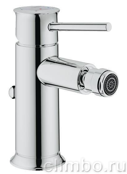 Смеситель для биде GROHE BauClassic с донным клапаном, хром (32864000) — фото товара
