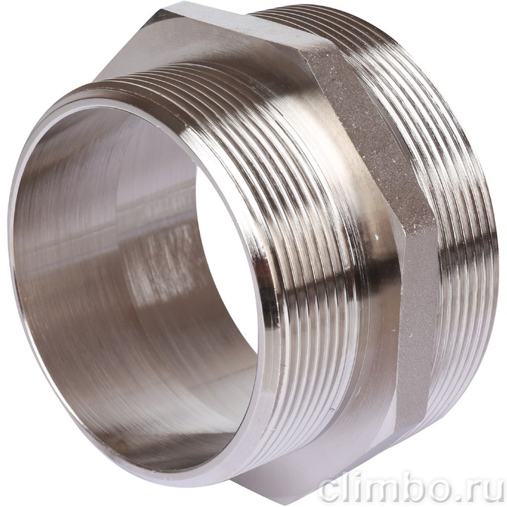 STOUT Ниппель НН переходной никелированный 3"X2"1/2 — фото товара