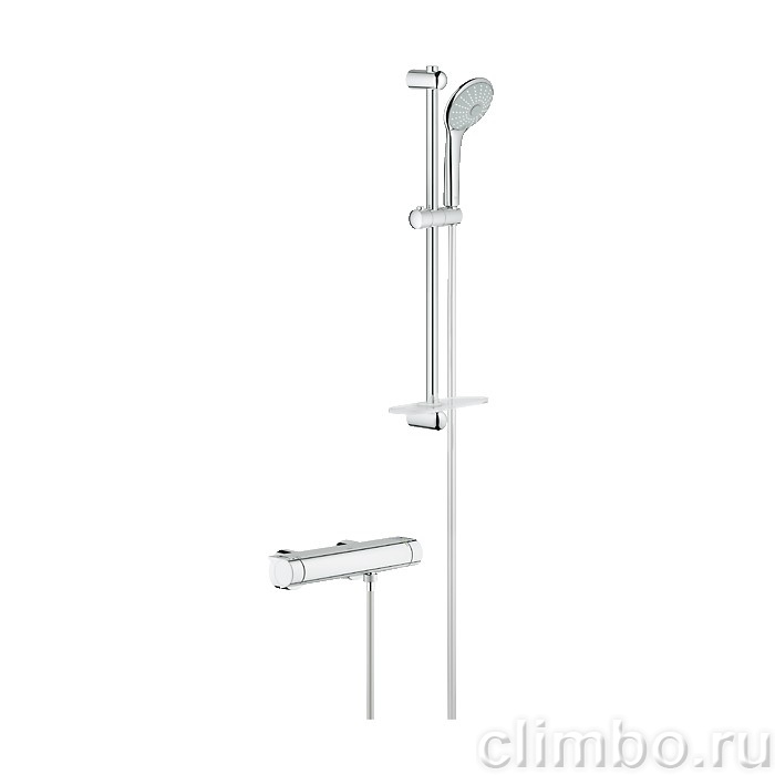 Термостат для душа GROHE Grohtherm 2000 с душевым гарнитуром, 34195001 — фото товара