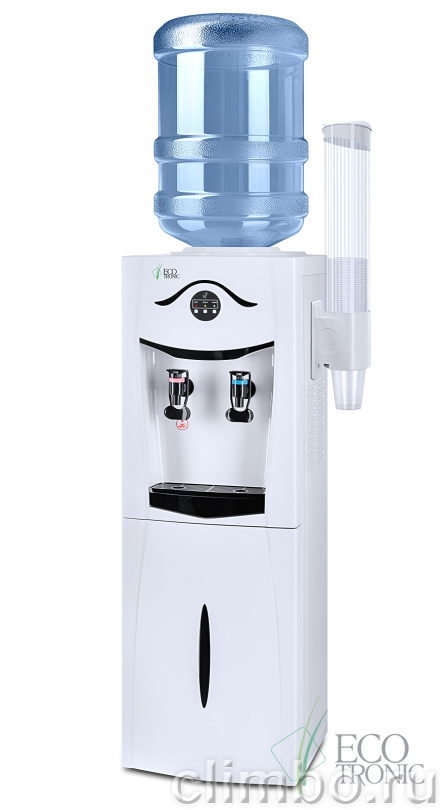Кулер Ecotronic K21-LF white+black с холодильником — фото товара