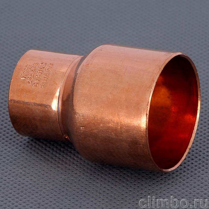 Муфта редукционная однораструбная пайка 42х28, VIEGA — фото товара