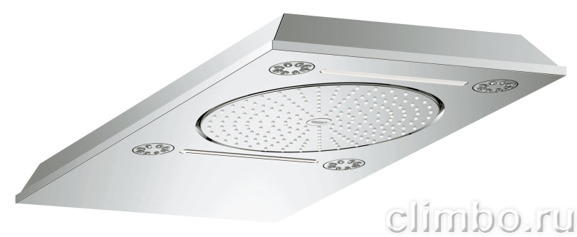 Верхний душ GROHE Rainshower F-series, 3 режима, 381х60 мм, 27938001 — фото товара