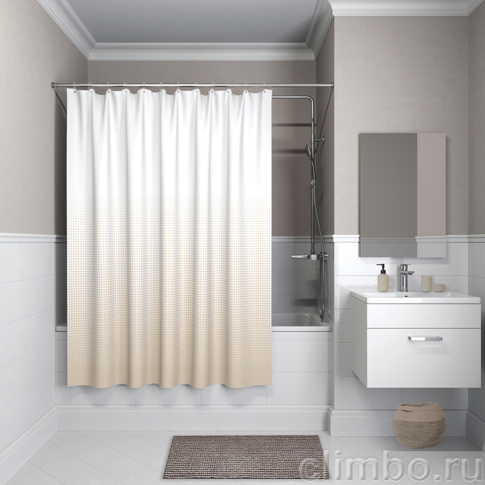B02P218i11 Штора для ванной комнаты, коллекция Basic — фото товара